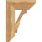 Ekena Millwork Balboa Slat Rough Sawn Bracket w/ Offset Brace, Western Red Cedar, 8"W x 20"D x 28"H BKT0806X20X28BOA06RWR - alternate 4